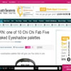 Win 1 of 10 Chi Chi Fab Five Baked Eyeshadow palettes