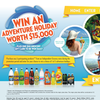 Win 1 of 3 adventure holidays + $50 grocery gift cards to be won daily!