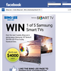 Win 1 of 5 Samsung Smart TVs!