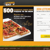 Win 1 of 500 Domino's Pizza Vouchers to be Won