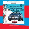 Win $200,000 Cash or a Mercedes-Benz E500