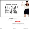 Win a $1,500 Sass & Bide shopping spree!