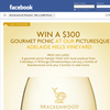 Win a $300 Gourmet Picnic at our Picturesque Adelaide Hills Vineyard