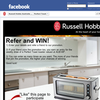 Win a Russell Hobbs 'Perfect Toast' toaster!