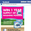 Win a year's supply of OMO washing powder!