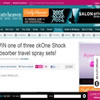 Win 1 of 3 ckOne Shock Absorber travel spray sets