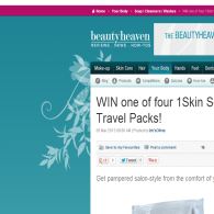 Win 1 of 5 1Skin Solution travel packs!