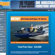 Win an all new Polar Kraft Bass TX 165 Pro boat!